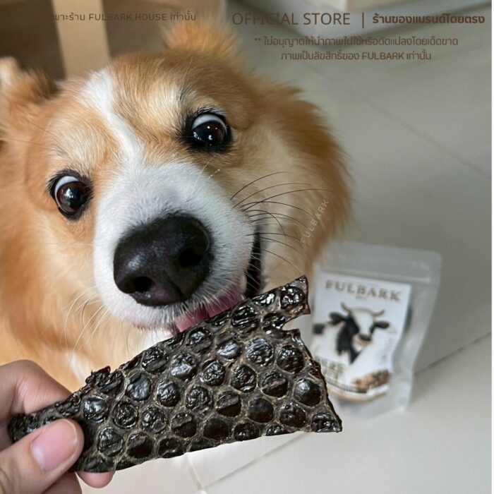 FULBARK ตับวัวอบแห้ง ขนมสุนัข-ขนมแมว Premium Natural 100% โปรตีนสูง ย่อยง่าย ไม่ปรุงแต่ง เสริมธาตุเหล็กและวิตามิน 50กรัม - Image 4